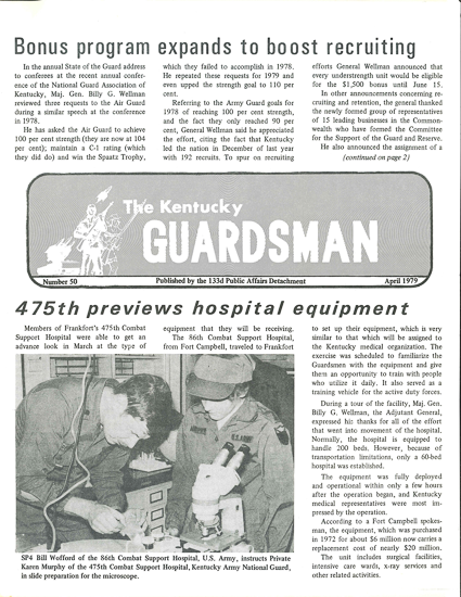 Bluegrass Guard, April 1979